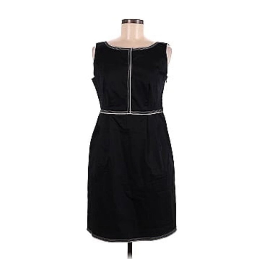 Moschino Cheap & Chic Sleeveless Dress Black Size 6 Career Party Designer Sheath